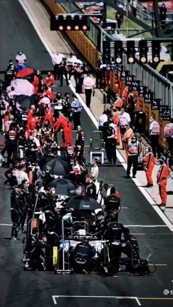 In the pits